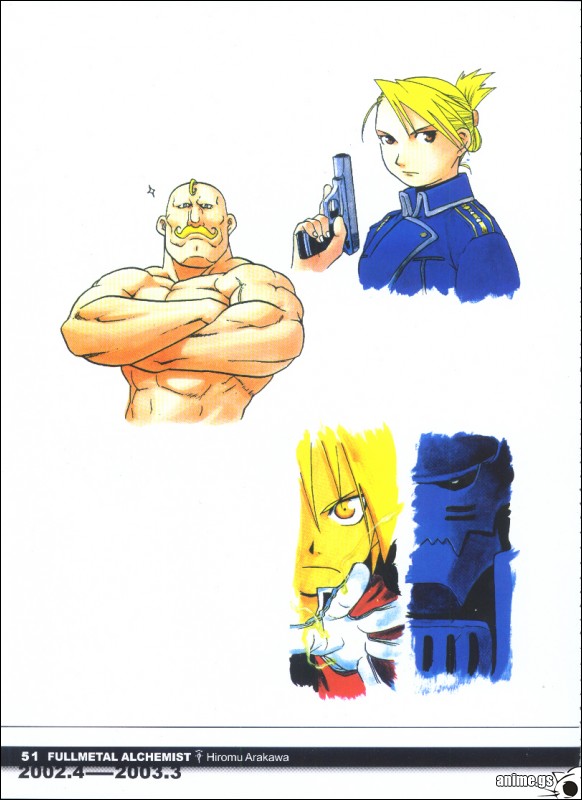 Otaku Gallery  / Art Books / Full Metal Alchemist - Artbook / 010.jpg